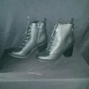 Brash black ankle boots Sz 8.5